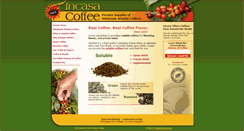 Desktop Screenshot of incasacoffee.com